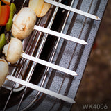 10PCS Skewer Grilling Accessories Set with Portable Bag for Outdoor Camping