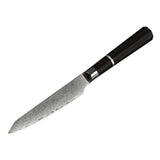 5'' Damascus Steel Utility Knife Damascus Steel Kitchen Octagon Ebony Handle Knives
