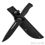 12" Tactical Bowie Survival Hunting Fixed Blade Knife with Nylon Sheath - Dispatch Outdoor Life