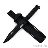 Survival Jungle Fixed Blade Knife with Kydex Sheath for Camping, Hunting, and Adventure, 13.8'' - Dispatch Outdoor Life
