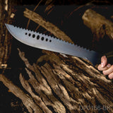 18 Inches Hunting Knife with Sheath and Parasol Cord for Camping and Bushcraft
