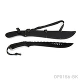 18 Inches Hunting Knife with Sheath and Parasol Cord for Camping and Bushcraft