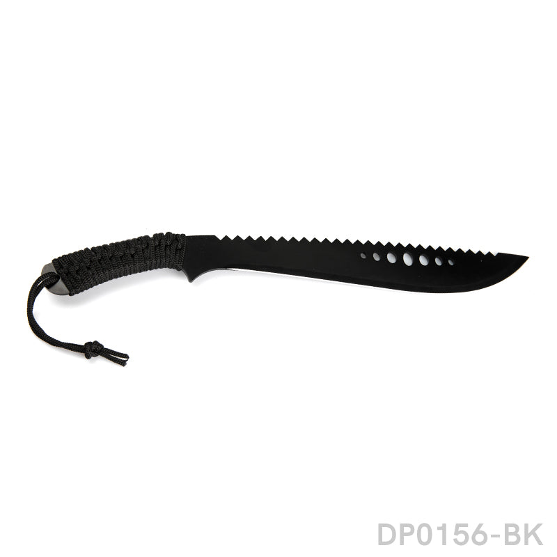 18 Inches Hunting Knife with Sheath and Parasol Cord for Camping and Bushcraft