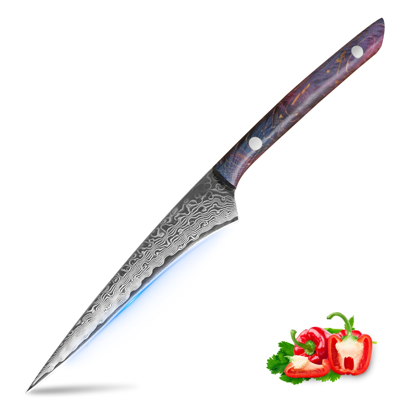 Hand-made Damascus Steel Kitchen Knife Fishing Knives Boning Knife Fru –  Dispatch Knives