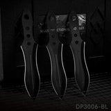 3 pcs Stainless Steel Fixd Blade Knives Set with Nylon Belt Sheath