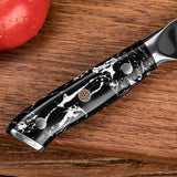 7'' Damascus 67 Layer Steel Nakiri Kitchen Full-tang Knife Vegetable Meat Cleaver Kitchen Knife
