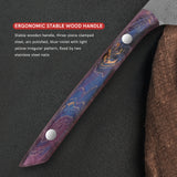 Hand-made Damascus Steel Kitchen Knife Fishing Knives Boning Knife Fruit Vegetables Slicing Outdoor