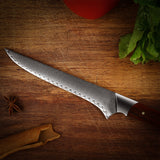 6'' Kitchen Boning Knife 67 Layers Damascus Steel Kitchen Knives Plum Rivets Pakka Wood Handle
