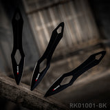 3pcs Perfect fixed blade training Knife Set RK01001-BK