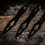 3pcs Perfect fixed blade training Knife Set RK01001-BK
