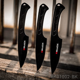 3pcs Tip Point Ninja Training Knife Combat Set with Sheath