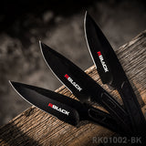 3pcs Tip Point Ninja Training Knife Combat Set with Sheath
