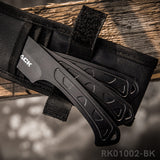 3pcs Tip Point Ninja Training Knife Combat Set with Sheath