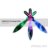 3pcs Multi-Color Throwing Knife/Kunai Knife with Plastic Sheath For Outdoor Survival Camping Dispatch Outdoor Life 