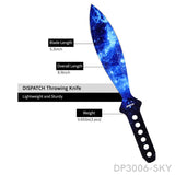 3pcs Multi-Color Throwing Knife/Kunai Knife with Plastic Sheath For Outdoor Survival Camping Dispatch Outdoor Life 
