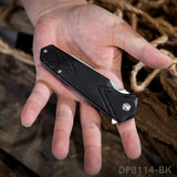 4.5' Folding Pocket Knife with 8cr Blade and G10 Handle