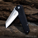 4.5' Folding Pocket Knife with 8cr Blade and G10 Handle