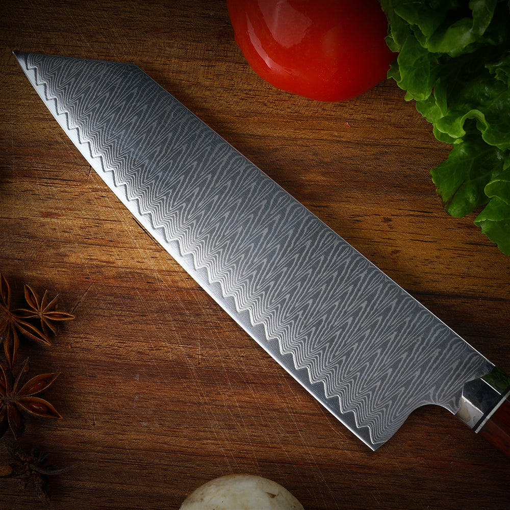 Professional 67 Layers Damascus Steel Japanese Kiritsuke Chef Knife