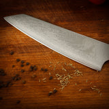 Professional VG10 Damascus Steel Kitchen Kiritsuke Knife Sharply 8Inch Japanese Chef Knife With Natural Olive Wood Handle