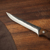 Professional Full Tang Kitchen Boning Knife Stainless Steel Kitchen Bone Knives 7 Inch Boning Knife With Wood Handle