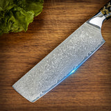 7'' Nakiri knife Professional 67 Layers VG10 Damascus Steel Full Tang Kitchen Knife