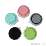 5 Pack Silicone Folding Travel Cup Set for Camping and Outdoor