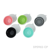 5 Pack Silicone Folding Travel Cup Set for Camping and Outdoor