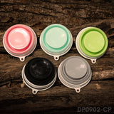 5 Pack Silicone Folding Travel Cup Set for Camping and Outdoor