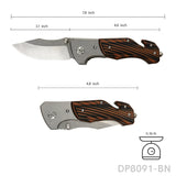 8Cr Blade Folding Rescue Knife Liner Lock with G10 Handle