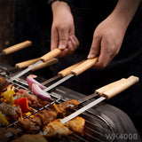 8PCS BBQ Skewers Set for Grilling with Storage Bag & Wooden Handle