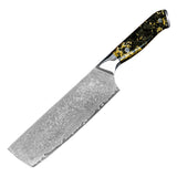 7'' Nakiri knife Professional 67 Layers VG10 Damascus Steel Full Tang Kitchen Knife