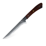 6'' Kitchen Boning Knife 67 Layers Damascus Steel Kitchen Knives Plum Rivets Pakka Wood Handle