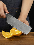 7'' Nakiri knife Professional 67 Layers VG10 Damascus Steel Full Tang Kitchen Knife