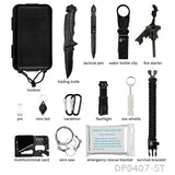 Affordable 12 in 1 Survival Tools Kit for Outdoor Adventure