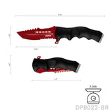 Fashion Colorful Folding Knife Serrated Blade with Safety Finger Grip Handle
