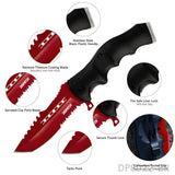 Fashion Colorful Folding Knife Serrated Blade with Safety Finger Grip Handle
