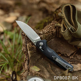 Axis Lock Folding Pocket Knife with G10 handle and 8Cr Blade