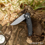 Axis Lock Folding Pocket Knife with G10 handle and 8Cr Blade
