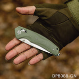 Axis Lock Folding Pocket Knife with G10 handle and 8Cr Blade