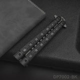 Black Balisong Butterfly Trainer Knife with Chain Patterns