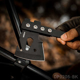 Removable Multifunction Survival Axe with Nylon Sleeve for Outdoor Hiking Hunting