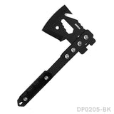 Removable Multifunction Survival Axe with Nylon Sleeve for Outdoor Hiking Hunting