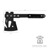 Removable Multifunction Survival Axe with Nylon Sleeve for Outdoor Hiking Hunting