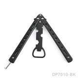 Butterfly Knife Style Multitool for Bottle Opener and Beer Opener Bartender Supplies