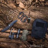 7 in1 Emergency Survival Kit with Camping Equipment Gear as Gift for Men