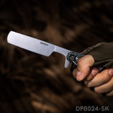 4.89" Pocket knivies Folding Knife Circular Point Flag Tools For Camping EDC