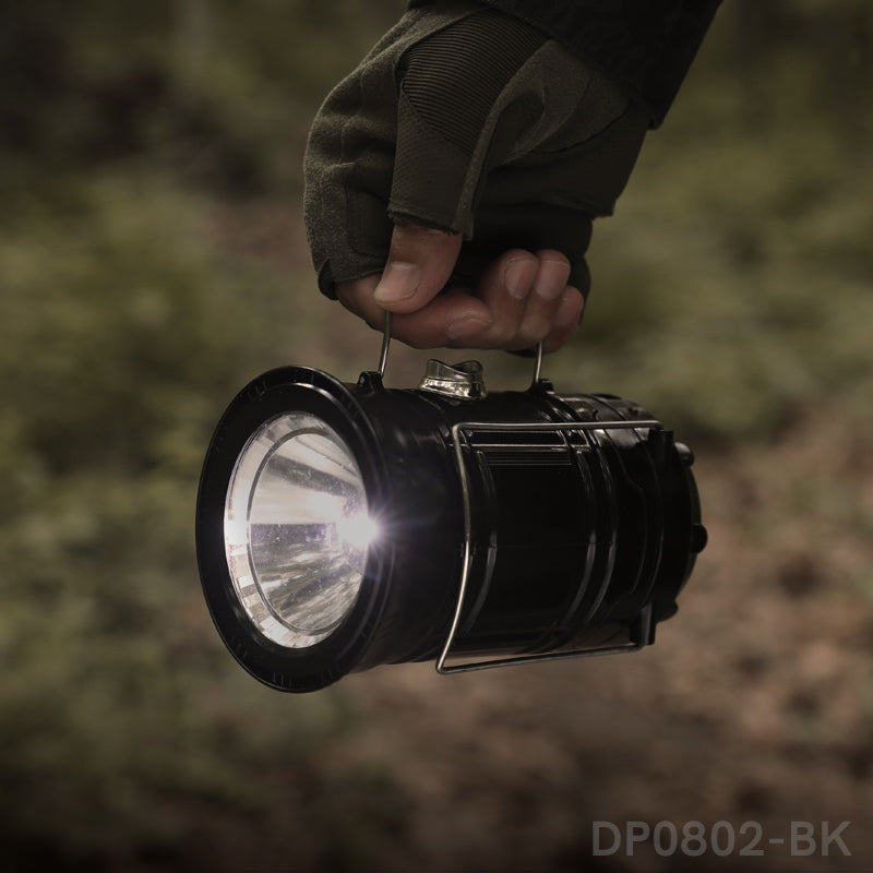 Rechargeable Collapsible LED Camping Lantern with Flashlight