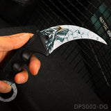 Affordable Cool Claw Blade Neck Knife CSGO with Sheath and Cord