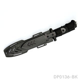 2 PC Survival Hunting Fixed Blade and Throwing Knife Set with ABS Sheath - Dispatch Outdoor Life