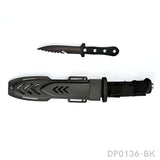 2 PC Survival Hunting Fixed Blade and Throwing Knife Set with ABS Sheath - Dispatch Outdoor Life